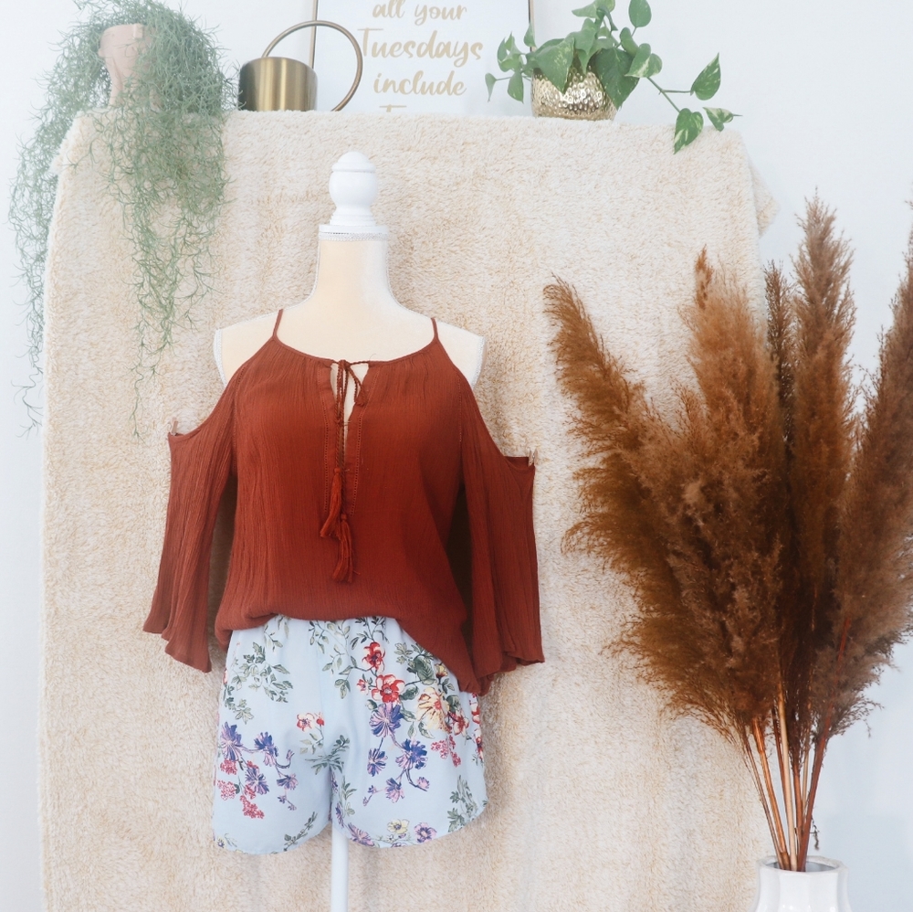 Boho off shoulder top